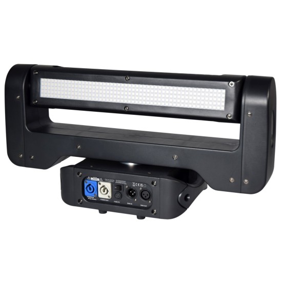 Testa Mobile Stroboscopica Infinity con 500 LED RGB, Pan e Tilt Infiniti