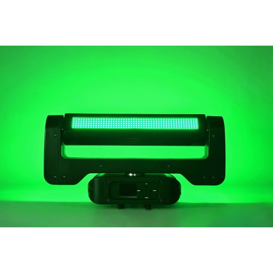 Testa Mobile Stroboscopica Infinity con 500 LED RGB, Pan e Tilt Infiniti
