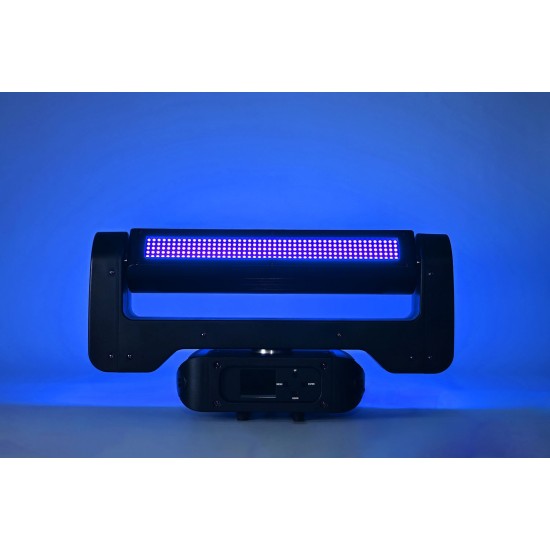 Testa Mobile Stroboscopica Infinity con 500 LED RGB, Pan e Tilt Infiniti