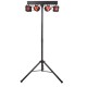 Set Luci LED Ricaricabili per DJ con Treppiede: Derby e PAR Bar