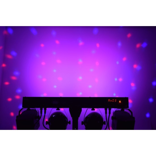 Set Luci LED Ricaricabili per DJ con Treppiede: Derby e PAR Bar