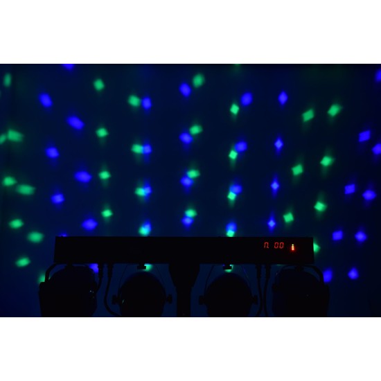 Set Luci LED Ricaricabili per DJ con Treppiede: Derby e PAR Bar