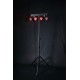 Set Luci LED Ricaricabili per DJ con Treppiede: Derby e PAR Bar