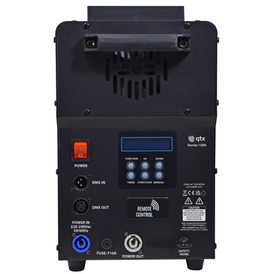 Macchina del Fumo LED 1500W Harrier-1500 con Getto Verticale/Orizzontale