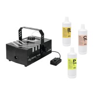EUROLITE Dynamic Fog 700: Macchina per Nebbia DMX con Fluidi Inclusi