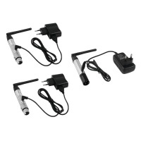 Set Completo EUROLITE QuickDMX: Trasmettitore e 2 Ricevitori Radio DMX 2,4 GHz
