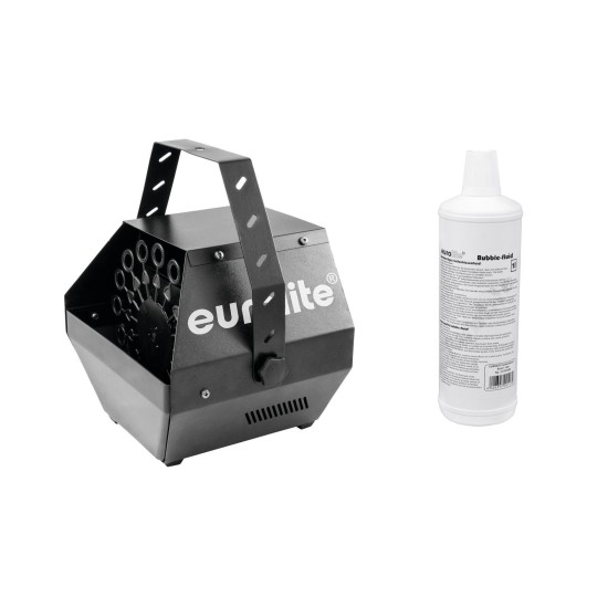 EUROLITE Set Macchina per Bolle di Sapone DMX con Liquido 1L - Proiezioni Professionali