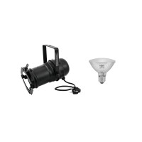Set Proiettore LED EUROLITE PAR-30 Nero con Lampada SMD 11W E27 6500K - Illuminazione Scenografica