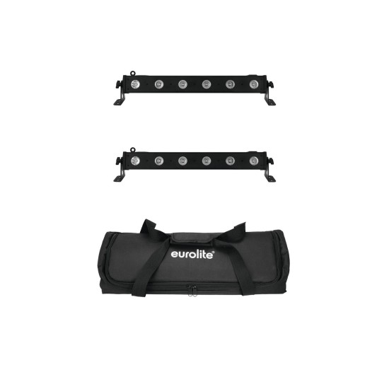 EUROLITE LED BAR-6 QCL RGBA Set con Soft Bag - Illuminazione Professionale