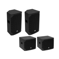 OMNITRONIC Set PA AZX XL: Sistema Audio Passivo con Top 2 Vie 300W e Subwoofer 450W