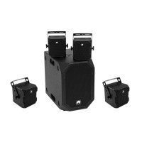Set Audio OMNITRONIC BOB-10A con Subwoofer Attivo e 4 Satelliti BOB-4 - Nero