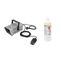 Macchina per Nebbia EUROLITE N-10 Argento con Telecomando e Fluido 1L