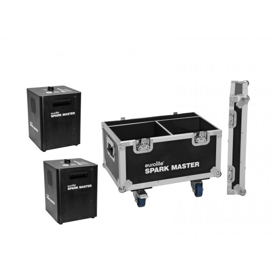 Macchina scintille, fuochi artificio freddi 2x Spark Master Set + Case Macchina scintille, fuochi artificio freddi 2x Spark Master Set + Case