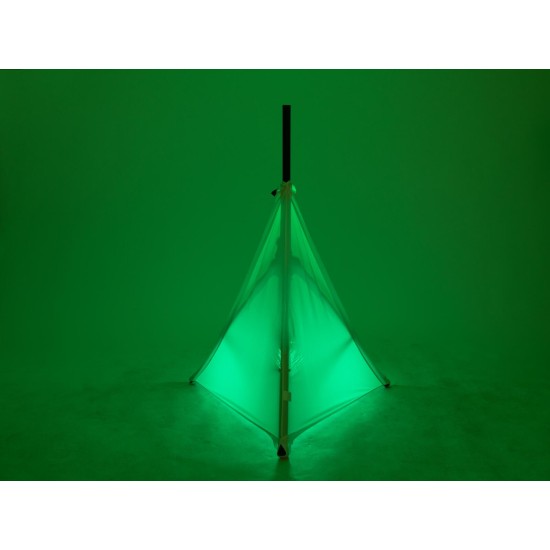 Set Eurolite: Sfera a Specchio Oro da 30 cm con Treppiede e Vela Nera per Eventi