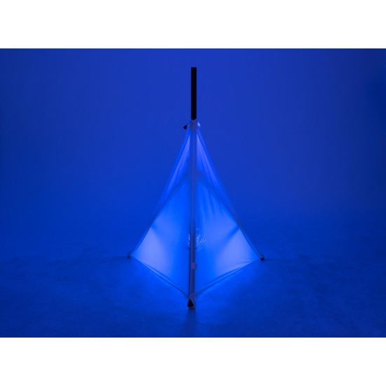 Set Eurolite: Sfera a Specchio Oro da 30 cm con Treppiede e Vela Nera per Eventi