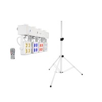 Set Luci EUROLITE LED KLS-180 RGBW con Supporto Cassa OMNITRONIC Bianco
