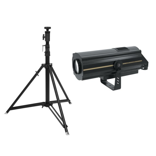 Set Occhio di bue seguipersona LED SL-350 Proiettore DMX con Treppiede STV-250 per Illuminazione Scenografica