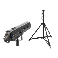 Set proiettore seguipersona occhio di bue LED SL-400 DMX con Treppiede STV-250 – Proiettore e Supporto Professionale