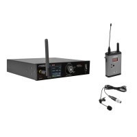 PSSO WISE ONE Set Completo: Ricevitore True Diversity, Bodypack e Microfono Lavalier UHF
