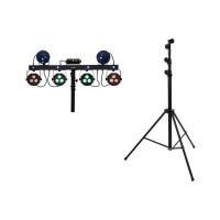 EUROLITE Set LED KLS Laser Bar FX con Treppiede STV-60-WOT - Illuminazione Professionale