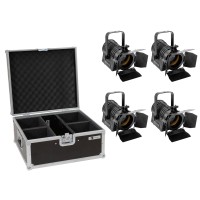 Set EUROLITE 4x AKKU THA-20PC TRC Spot Teatrali LED Ricaricabili con Custodia