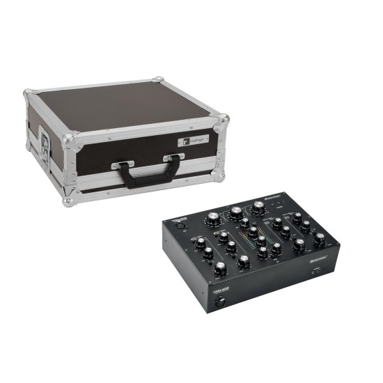 OMNITRONIC TRM-402 Mixer Rotativo 4 Canali e Custodia ROADINGER