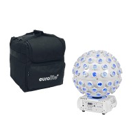 Centropista Sfera Laser Set LED B-40: Effetto Luce Laser RGBW con Soft Bag Protettiva
