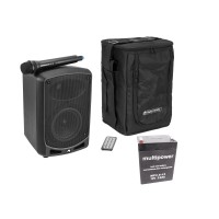 OMNITRONIC WAMS-65BT: Sistema PA Wireless con Bluetooth, Borsa e Batteria Inclusa