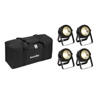Set EUROLITE 4x LED PARty Spot COB con Borsa Morbida - Effetti Luce DMX Professionali