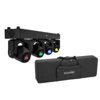 EUROLITE Set LED TMH Bar S120 con Soft Bag - Sistema di Illuminazione a Teste Mobili
