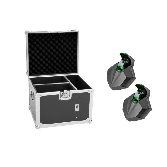 Set EUROLITE CAT-80: Effetto Luce DMX LED Professionale con Flightcase Protettivo