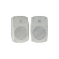 Coppia casse acustiche per esterno IP44 hi-fi da muro 140W bianche - BH6