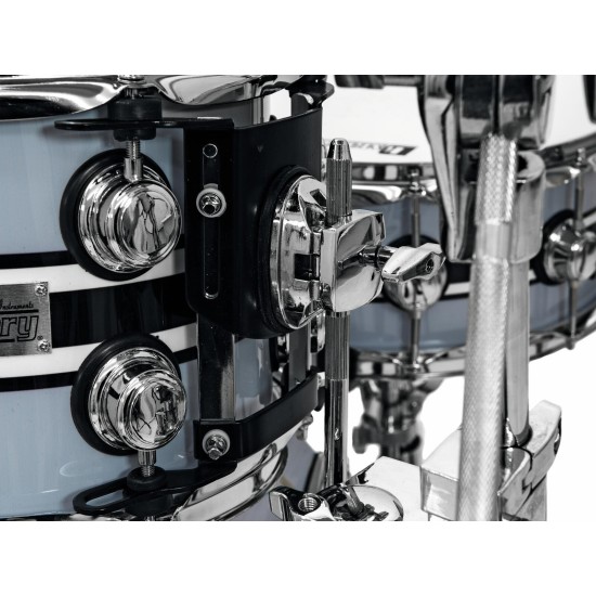 Set Batteria Professionale DIMAVERY DS-600 - Rivestimento in Acero, 5 Pezzi