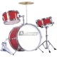 Set Batteria per Bambini DIMAVERY JDS-203 Rosso - Drum Set Completo
