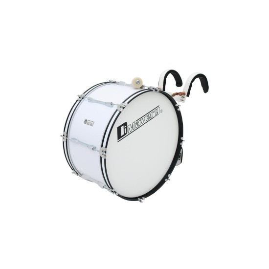 DIMAVERY MB-424 Tamburo da Marcia Professionale 24x12 con Accessori