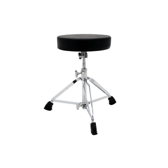 DIMAVERY DT-80 Sgabello Professionale per Batteria Regolabile - 60 cm Altezza Max