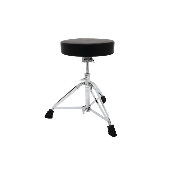 DIMAVERY DT-80 Sgabello Professionale per Batteria Regolabile - 60 cm Altezza Max