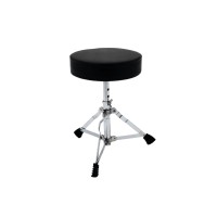 DIMAVERY DT-20 - Sgabello Regolabile per Batteria Bambini, Altezza 32-38 cm, Cromato