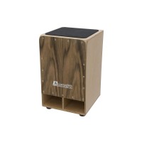 DIMAVERY CJ-550 Bass Cajon in Noce con Effetto Rullante e Sistema Subwoofer