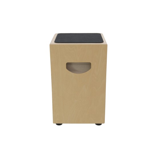 DIMAVERY CJ-550 Bass Cajon in Noce con Effetto Rullante e Sistema Subwoofer
