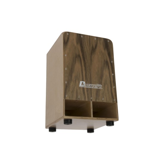 DIMAVERY CJ-550 Bass Cajon in Noce con Effetto Rullante e Sistema Subwoofer
