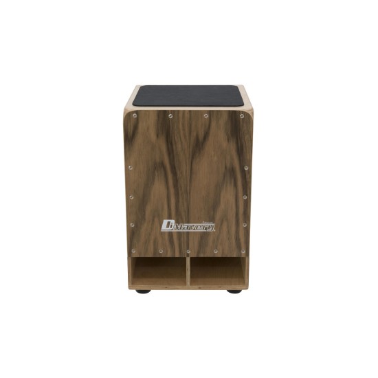 DIMAVERY CJ-550 Bass Cajon in Noce con Effetto Rullante e Sistema Subwoofer