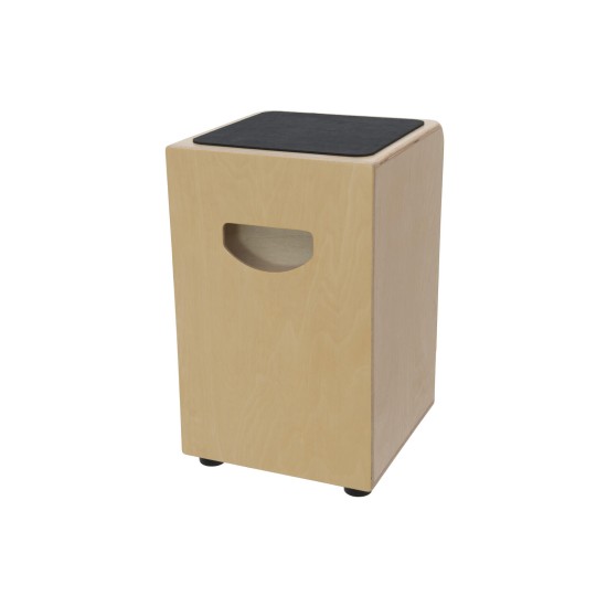 DIMAVERY CJ-550 Bass Cajon in Noce con Effetto Rullante e Sistema Subwoofer