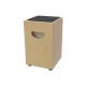 DIMAVERY CJ-550 Bass Cajon in Noce con Effetto Rullante e Sistema Subwoofer
