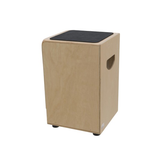 DIMAVERY CJ-550 Bass Cajon in Noce con Effetto Rullante e Sistema Subwoofer