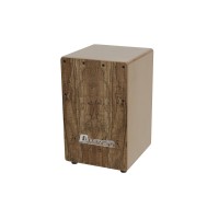 DIMAVERY CJ-580 Junior Cajon in Acero Riccio con Effetto Rullante e Piedini in Gomma