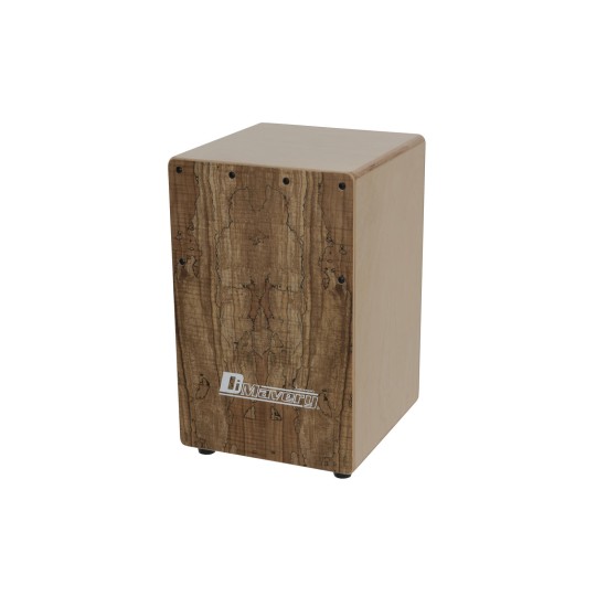 DIMAVERY CJ-580 Junior Cajon in Acero Riccio con Effetto Rullante e Piedini in Gomma