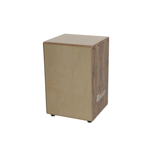 DIMAVERY CJ-580 Junior Cajon in Acero Riccio con Effetto Rullante e Piedini in Gomma