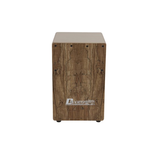 DIMAVERY CJ-580 Junior Cajon in Acero Riccio con Effetto Rullante e Piedini in Gomma