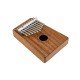 Kalimba DIMAVERY KL-2 in Mogano, 10 Toni in C - Strumento Musicale con Accessori